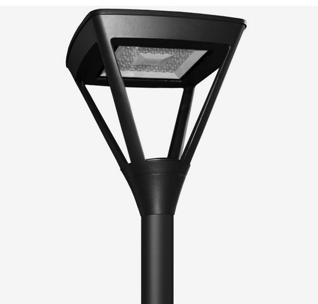 Lampa parkowa czarna 4 m